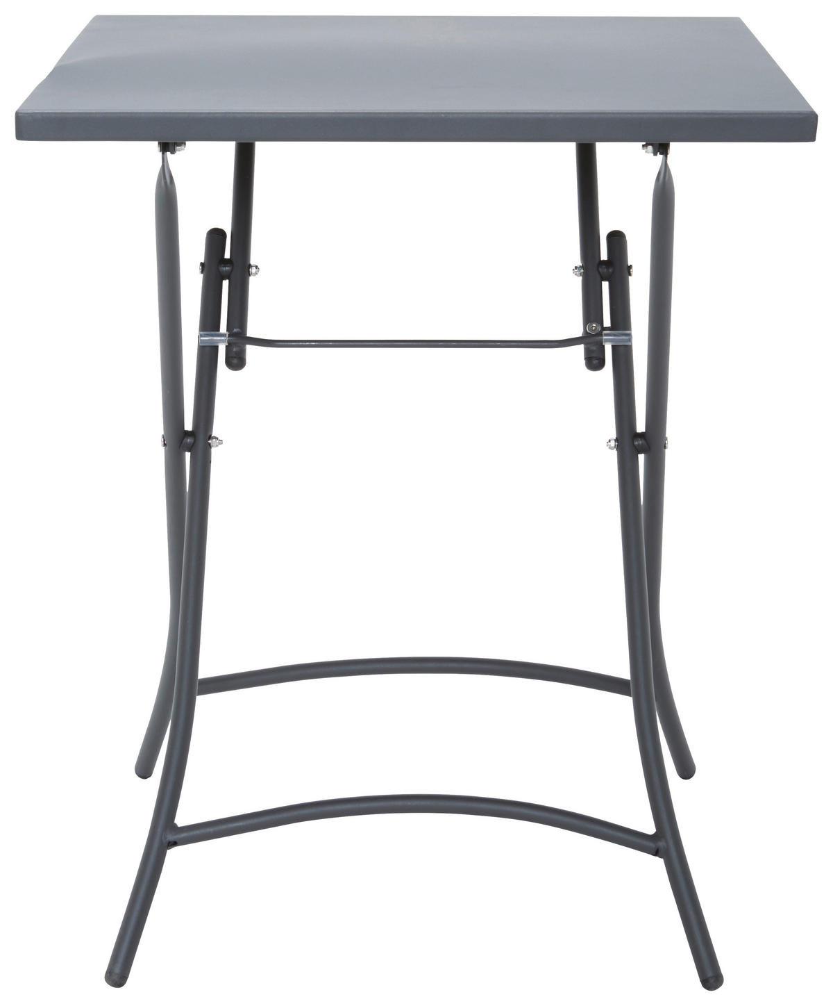 GARTENKLAPPTISCH 60/60/72 cm Metall quadratisch  - Anthrazit, KONVENTIONELL, Metall (60/60/72cm) - Ambia Garden