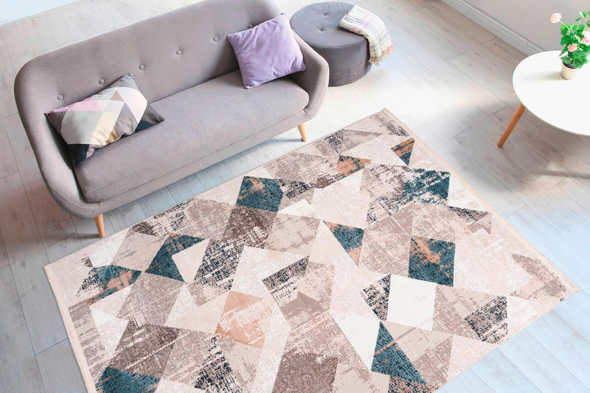VINTAGE-TEPPICH 200/300 cm Akropolis Blau, Grau  - Blau/Grau, Design, Textil (200/300cm) - Kayoom