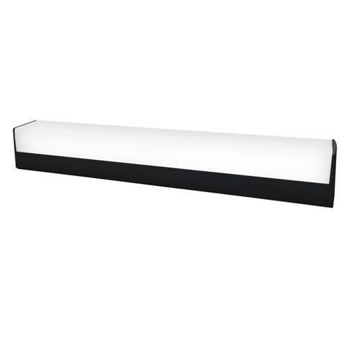 NÁSTĚNNÉ KOUPELNOVÉ SVÍTIDLO, 28/3,8/5,5 cm  - černá, Basics, kov/plast (28/3,8/5,5cm)