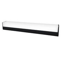 NÁSTĚNNÉ KOUPELNOVÉ SVÍTIDLO, 28/3,8/5,5 cm  - černá, Basics, kov/plast (28/3,8/5,5cm)