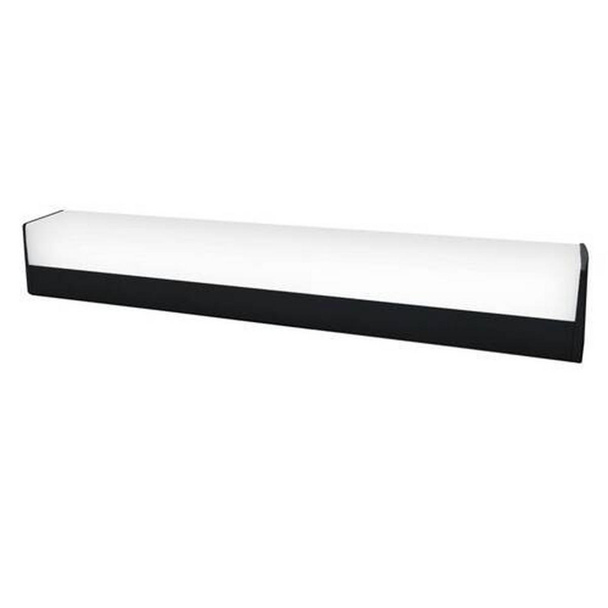 NÁSTĚNNÉ KOUPELNOVÉ SVÍTIDLO, 28/3,8/5,5 cm  - černá, Basics, kov/plast (28/3,8/5,5cm)