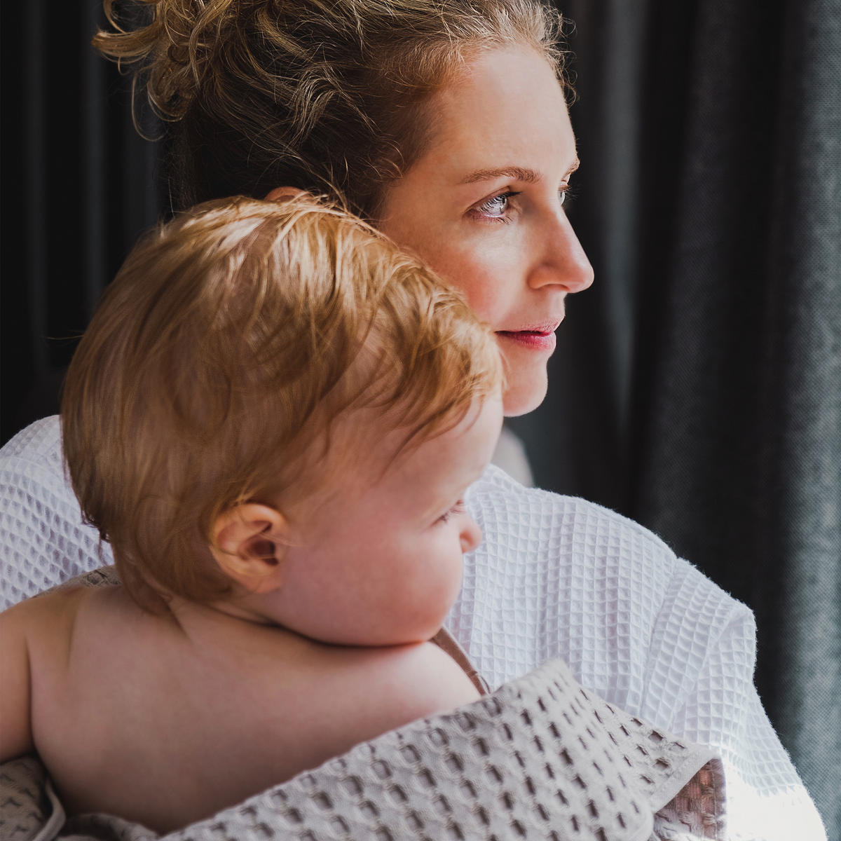 BADEMANTEL XXL Unisex  - Weiß, Basics, Textil (XXLnull) - Moeve