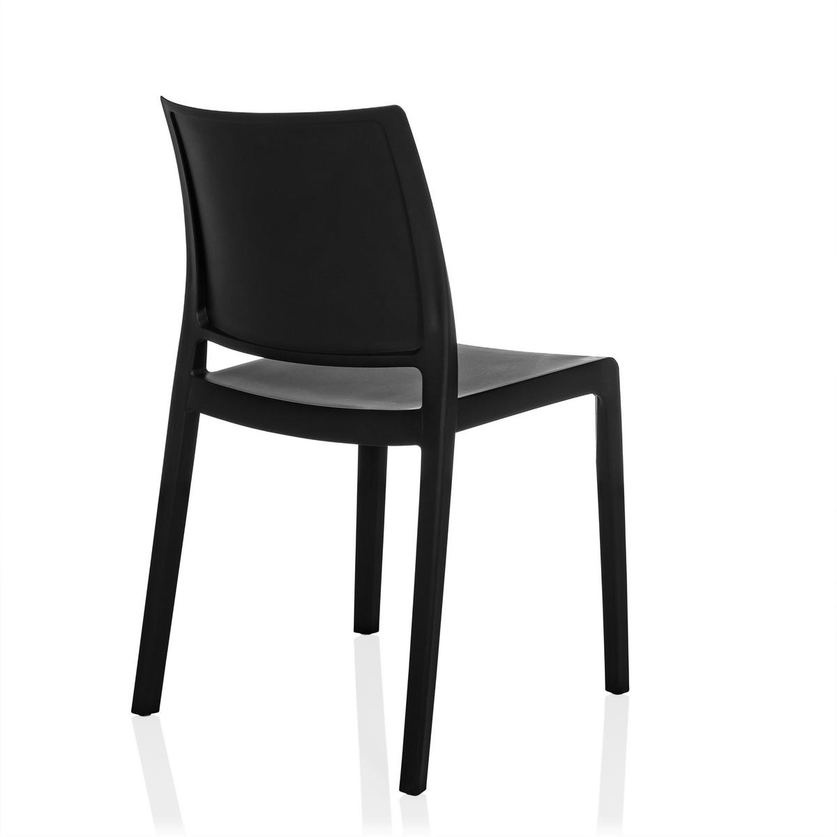 STOL  - svart, Modern, plast (47/80/51cm) - MID.YOU