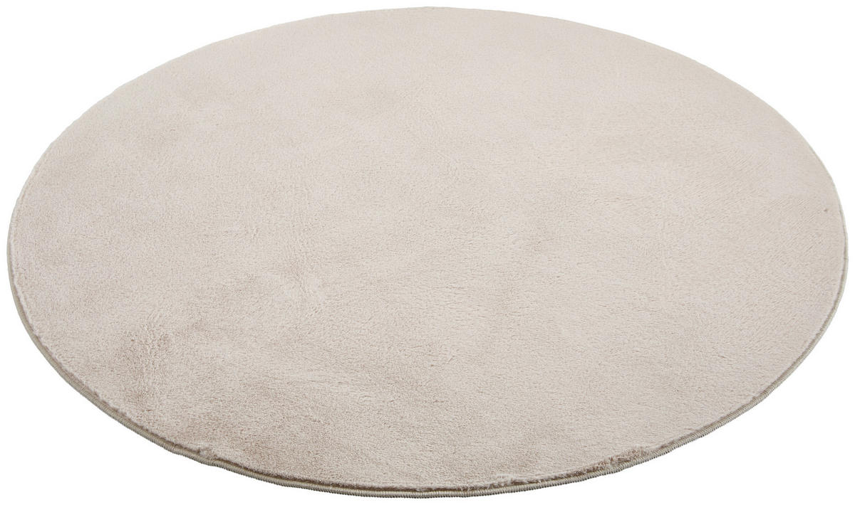 HOCHFLORTEPPICH 120 cm Beige  - Beige, Basics, Textil (120cm) - Novel
