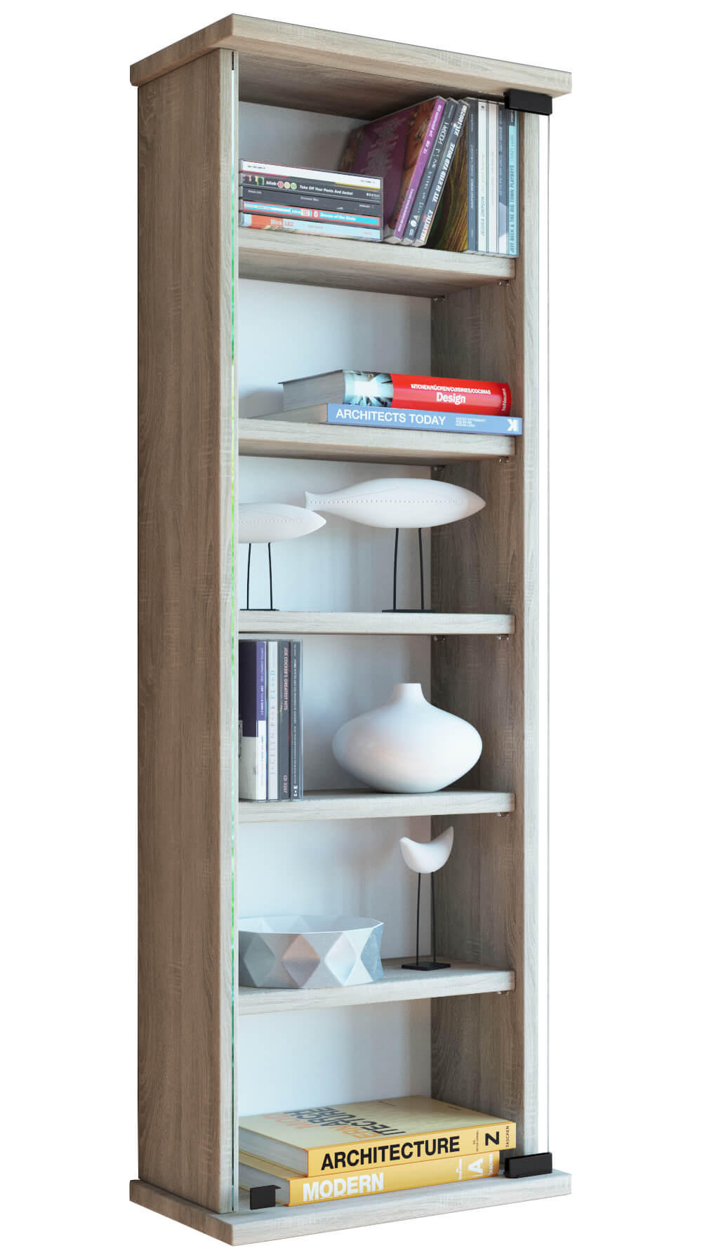 CD-REGAL Buchefarben - Buchefarben, KONVENTIONELL, Glas/Holzwerkstoff (31/91,5/18cm) - MID.YOU