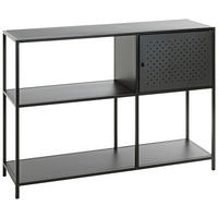 REGAL Schwarz  - Schwarz, Design, Metall (100/75/30cm)