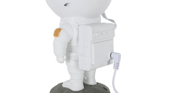 LED-DEKOLEUCHTE Astronaut 12/13/23 cm  - Weiß/Grau, Design, Kunststoff (12/13/23cm) - Novel