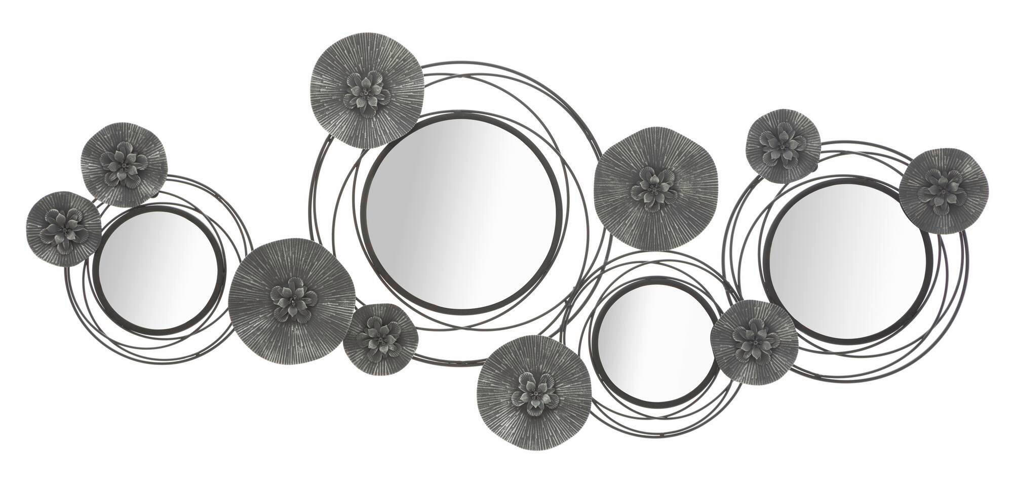 WANDDEKO  117/49/5.5 cm   - Chromfarben, Basics, Glas/Metall (117/49/5.5cm)