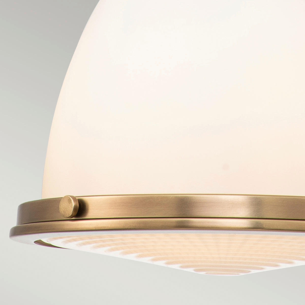 HÄNGELEUCHTE Elstead Amelia 32.4/42 cm   - Messingfarben, KONVENTIONELL, Glas/Metall (32.4/42cm) - Elstead Lighting