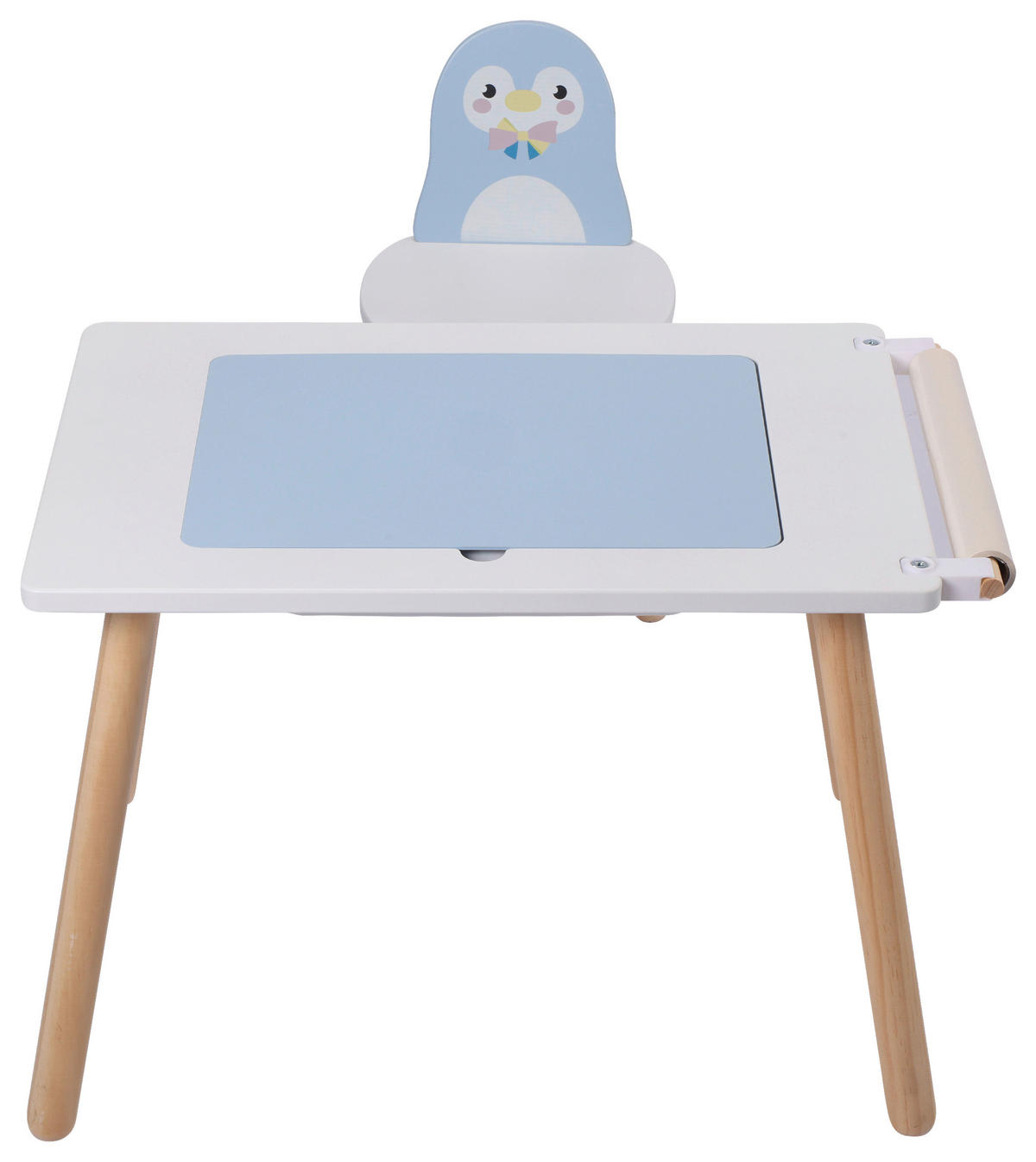 KINDERSITZGRUPPE PIP PENGUIN  - Pastellblau/Weiß, KONVENTIONELL, Holz/Holzwerkstoff (65/40/44cm)