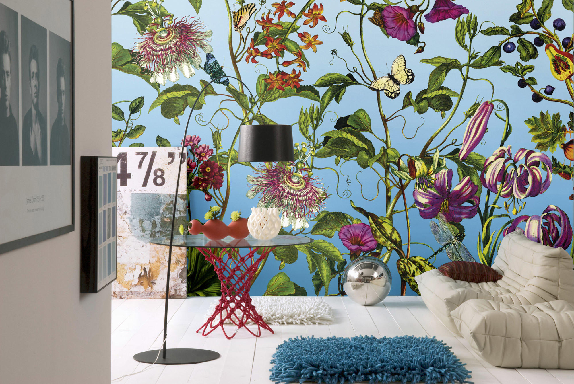 VLIESTAPETE JARDIN  - Multicolor, Natur, Papier (368/248cm) - Komar