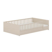 BODENBETT Little Flo, 120/200 cm,  in Beige  - Beige/Schwarz, Basics (120/200cm) - Paidi
