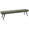 SITZBANK - Schwarz/Graugrün, Design, Textil/Metall (200/48/47cm) - Dieter Knoll
