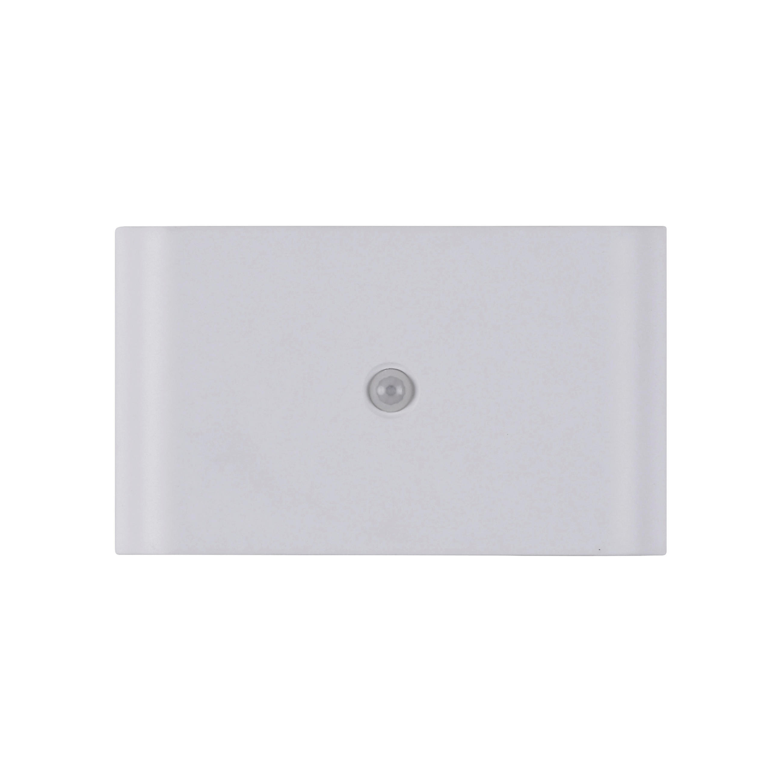 AKKU-WANDLEUCHTE - Weiß, Design, Kunststoff/Metall (16/6,5/9,5cm)