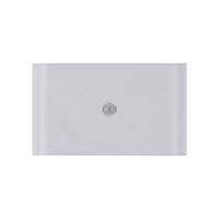 AKKU-WANDLEUCHTE - Weiß, Design, Kunststoff/Metall (16/6,5/9,5cm)