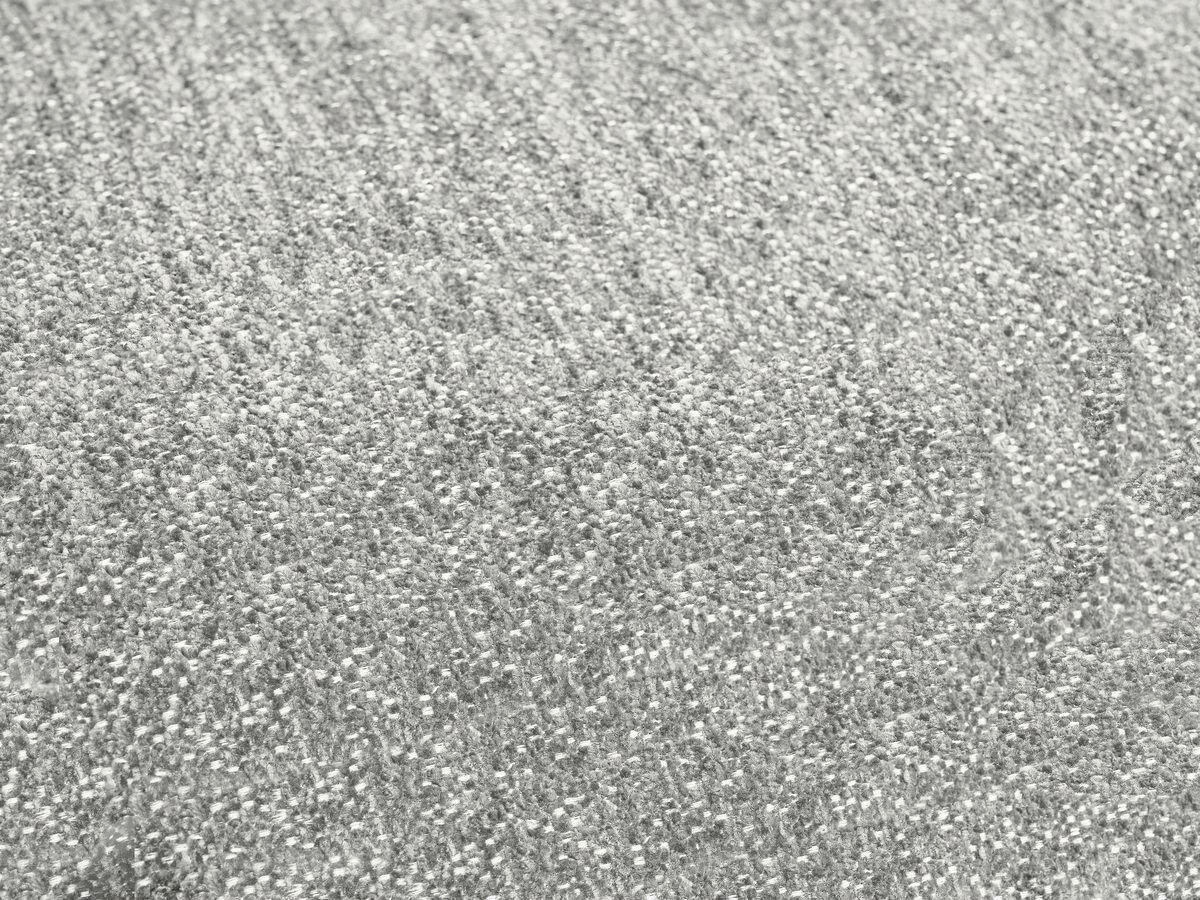 ECKSCHLAFSOFA EVEREST  mit Rücken echt, Armteil links, Armteil rechts Flachgewebe Hellgrau  - Hellgrau/Schwarz, MODERN, Kunststoff/Textil (212/423/198cm)