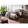 POLSTERBETT 140/200 cm  in Hellgrau  - Eichefarben/Hellgrau, Design, Holz/Textil (140/200cm) - Livetastic