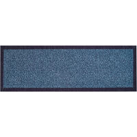 LÄUFER 60/180 cm Herringbone Blau, Schwarz  - Blau/Schwarz, Design, Kunststoff/Textil (60/180cm) - Grund