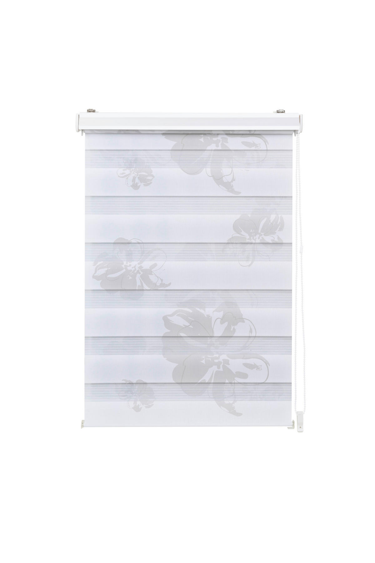 DOPPELROLLO  blickdicht     - Weiß, Natur, Textil (110/160/5cm)