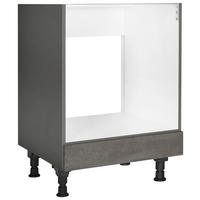 HERDUMBAUSCHRANK 60/87/56 cm  in Schieferfarben  - Schieferfarben, MODERN, Holzwerkstoff (60/87/56cm) - Nobilia