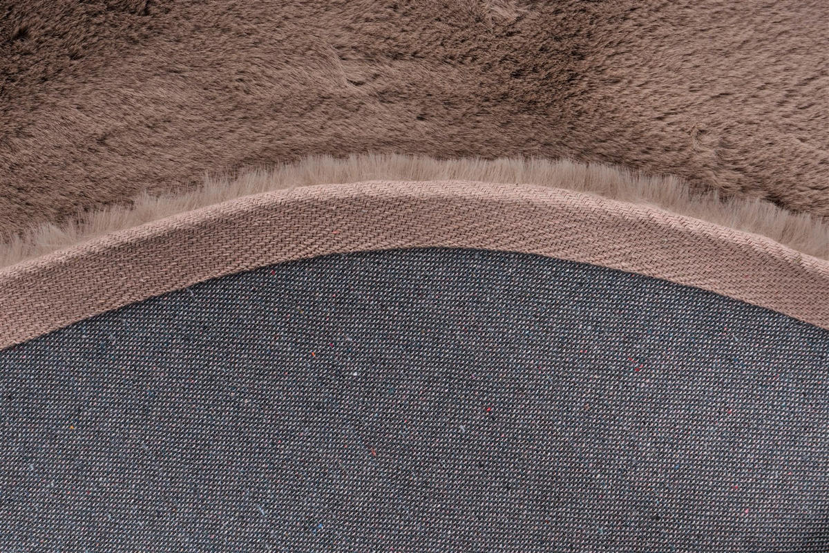 HOCHFLORTEPPICH 160 cm Rabbit Light 525 Taupe Taupe  - Taupe, KONVENTIONELL, Textil (160cm)
