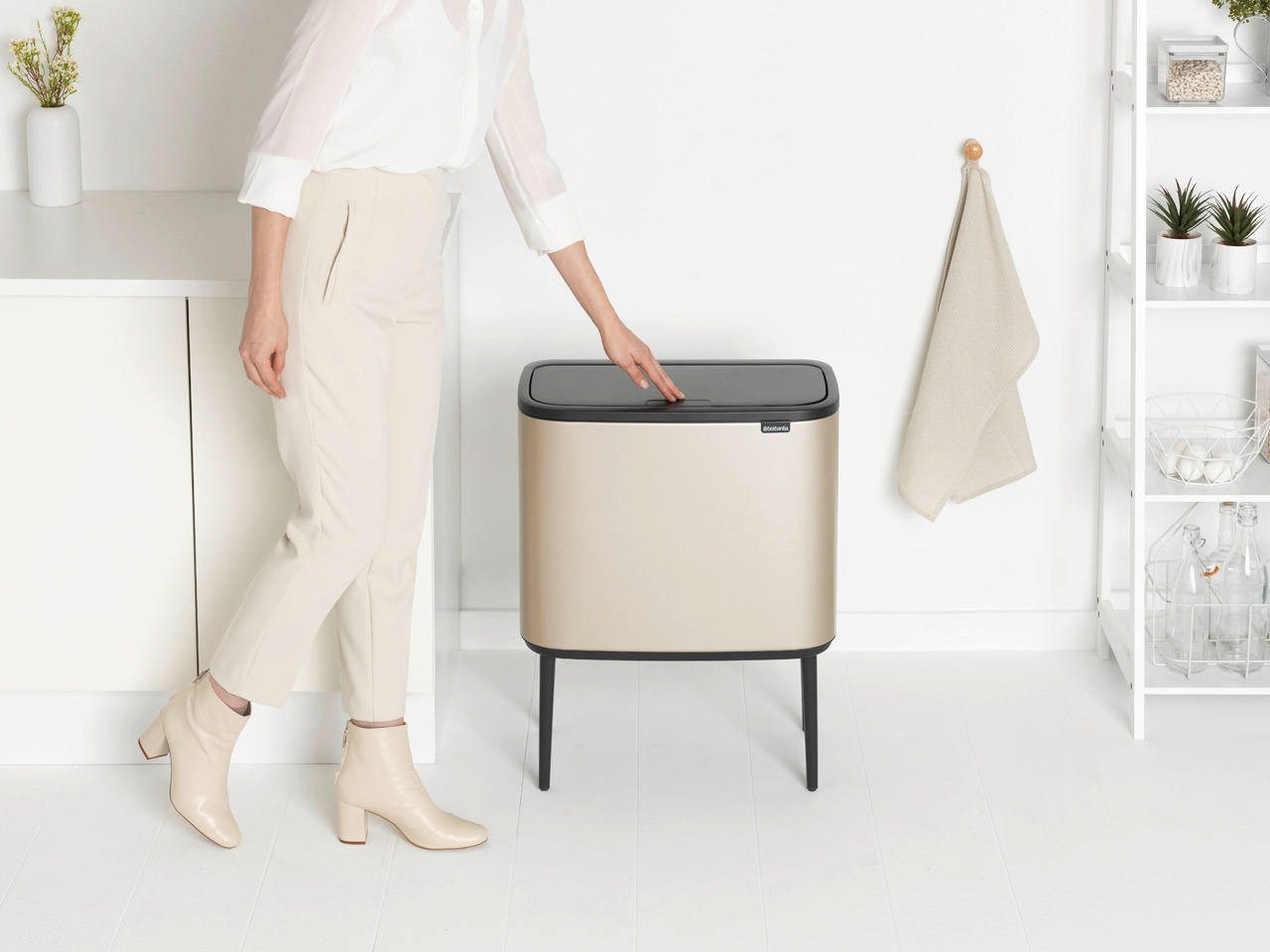 KANTA ZA SMEĆE  33 l   - zlatna, Osnovno, plastika (54/68/31.5cm) - Brabantia