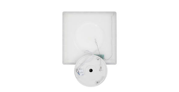 LED-DECKENLEUCHTE Giga 29,3/29,3/2,8 cm  - Weiß, Basics, Kunststoff (29,3/29,3/2,8cm) - Novel