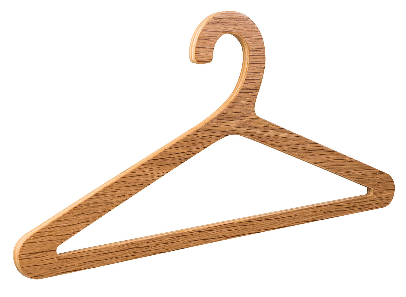 KLEIDERBÜGEL Holz  - Eichefarben/Naturfarben, Basics, Holz (42/20/1cm)