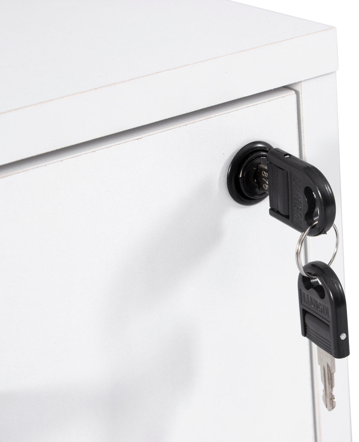 ROLLCONTAINER 43/56/42 cm  - Schwarz/Weiß, MODERN, Holzwerkstoff/Kunststoff (43/56/42cm) - Livetastic