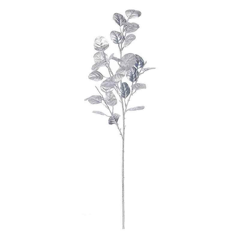 UMĚLÁ KVĚTINA 80 cm - bílá/barvy stříbra, Basics, plast (80cm)
