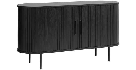 SIDEBOARD Schwarz  140/76/45 cm  - Schwarz, Trend, Holz/Holzwerkstoff (140/76/45cm) - Xora