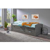 AUSZIEHBETT 90/200 cm Grau  - Naturfarben/Grau, Basics, Holz/Kunststoff (90/200cm) - MID.YOU