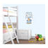 Tiere Wandsticker mit Licht - Hellblau, Basics, Kunststoff (19/30/1,5cm)