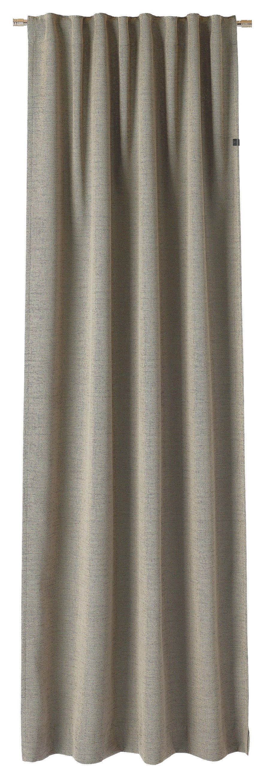 HOTOVÝ ZÁVĚS, neprůsvitné, 130/250 cm - bílá/černá, Basics, textil (130/250cm) - Schöner Wohnen