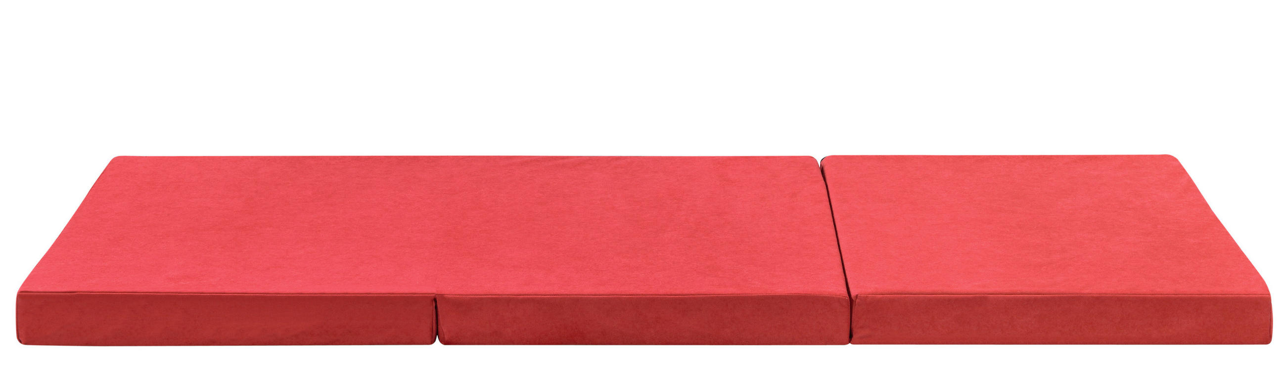 SKLADACÍ MATRAC, 65/186 cm - červená, Basics, textil (65/186cm) - Carryhome