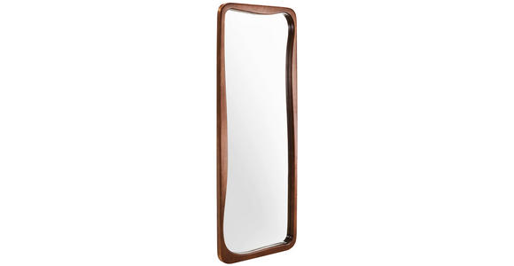 WANDSPIEGEL 70/180/5 cm    in rechteckig  - Walnussfarben, Design, Glas/Holz (70/180/5cm) - Xora