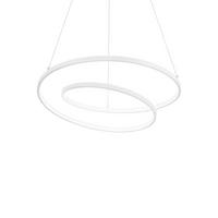 LED-HÄNGELEUCHTE Bianco 60/30/150 cm   - Weiß, Design, Kunststoff/Metall (60/30/150cm) - Ideal Lux