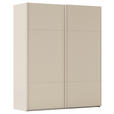 SCHWEBETÜRENSCHRANK  in Champagner  - Champagner, KONVENTIONELL, Holzwerkstoff/Metall (181/223/68cm) - Novel
