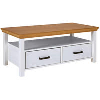 KLUBSKA MIZA, bela  - bela, Moderno, les (120/60/49cm) - Livetastic