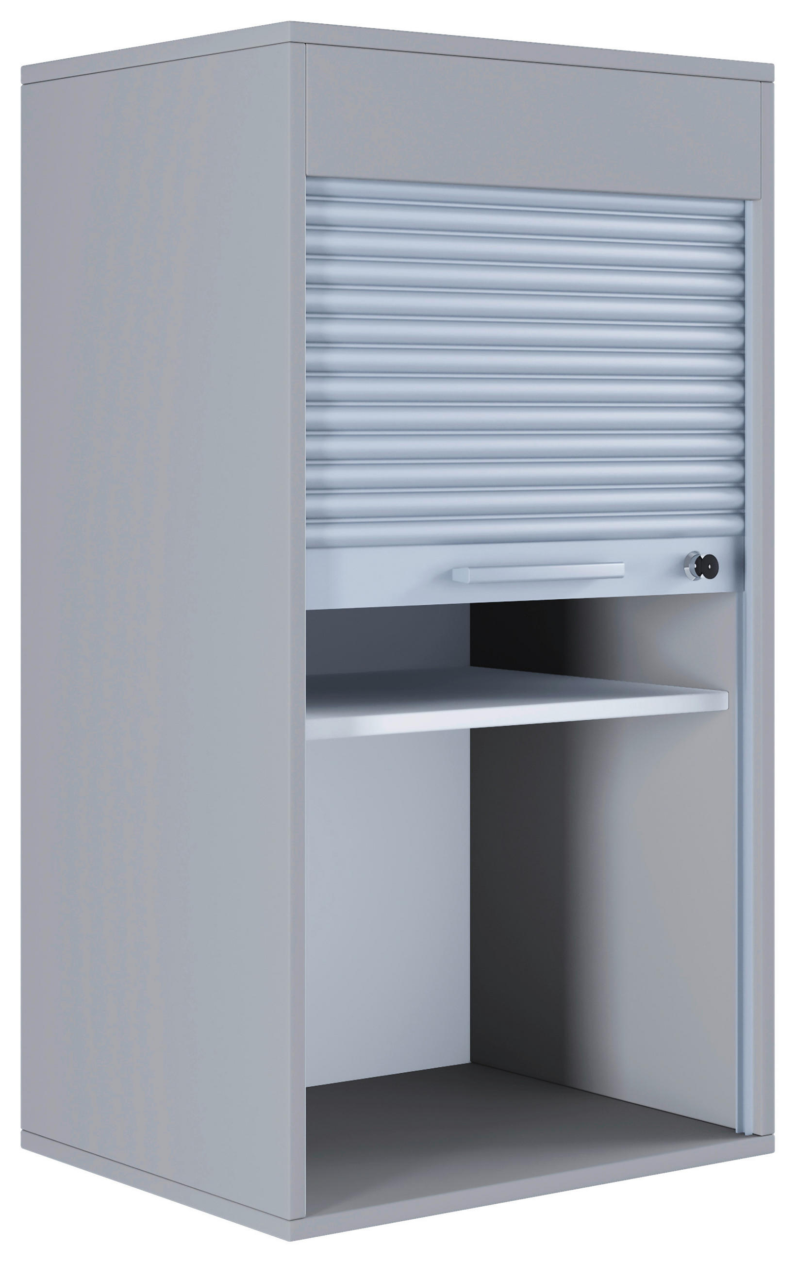 AKTENSCHRANK Grau  - Grau, MODERN, Holzwerkstoff/Kunststoff (50/93/40cm) - MID.YOU