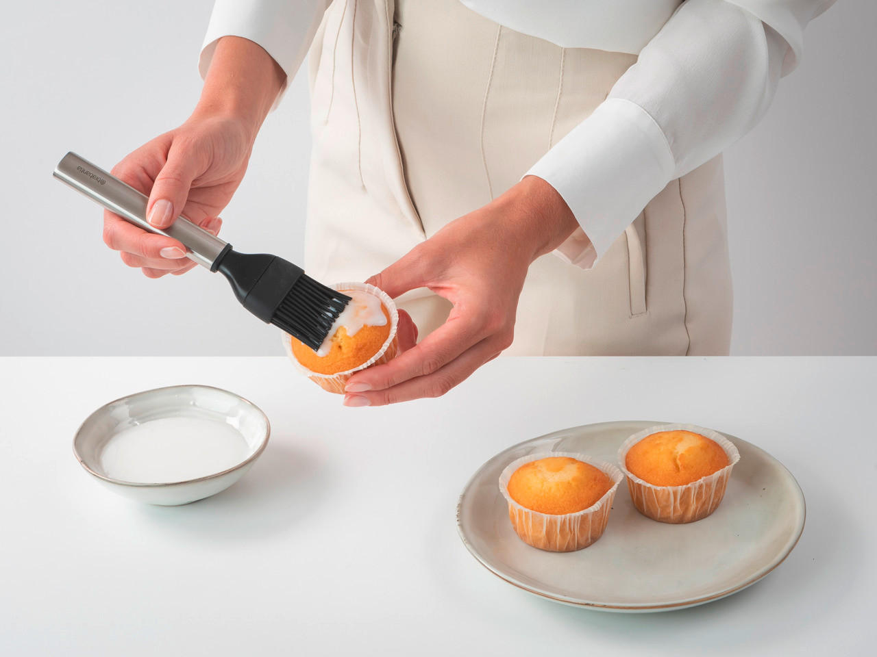 ČOPIČ ZA PEKO - Basics, kovina/umetna masa (4/19/1.5cm) - Brabantia
