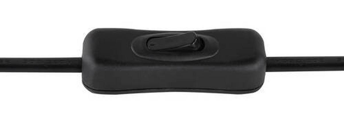 TISCHLEUCHTE - Schwarz/Naturfarben, Basics, Holz/Metall (33/18/55cm) - Globo