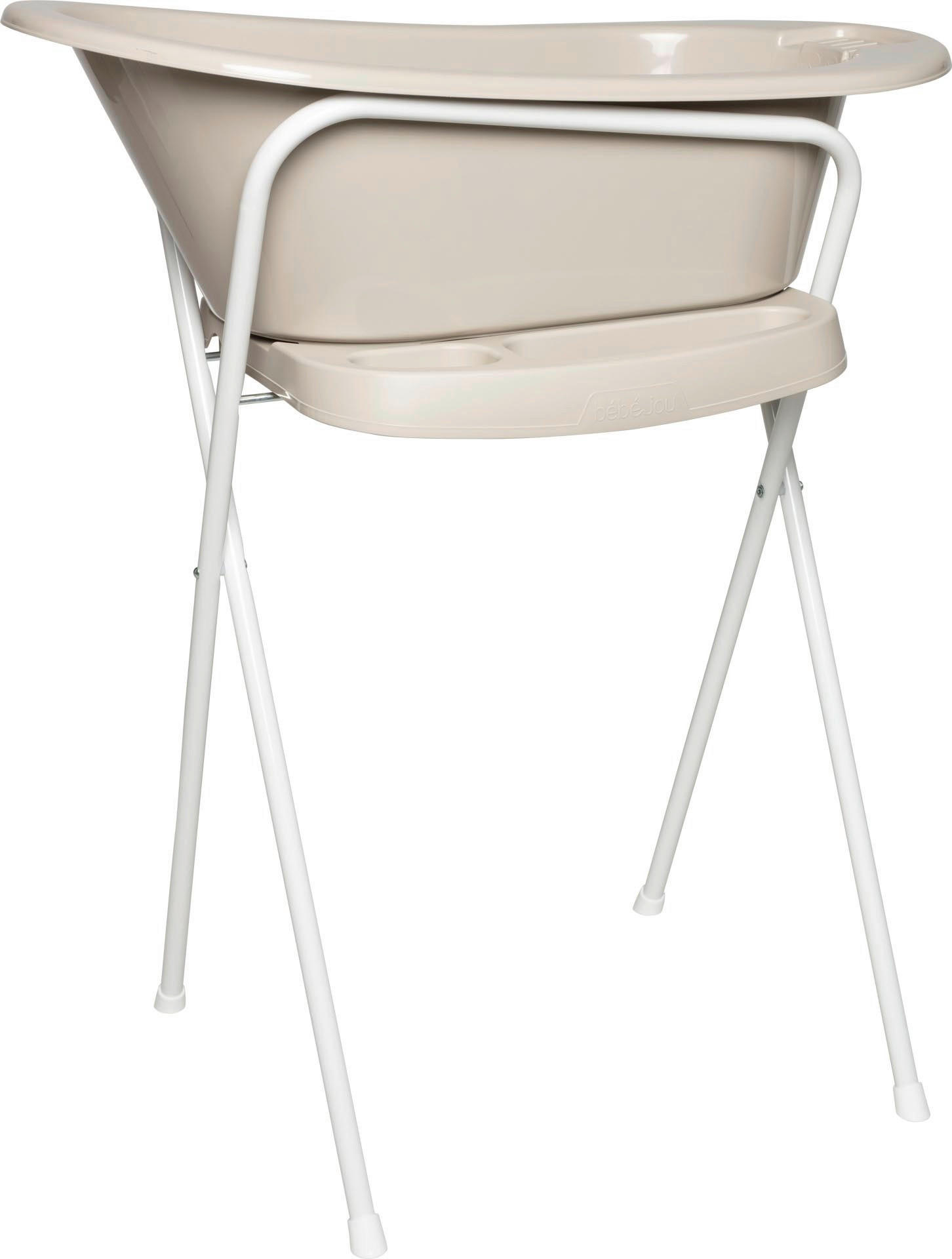 BADEWANNENSTÄNDER  - Taupe, Basics, Metall (61.2/8.5/110cm) - Bebe Jou