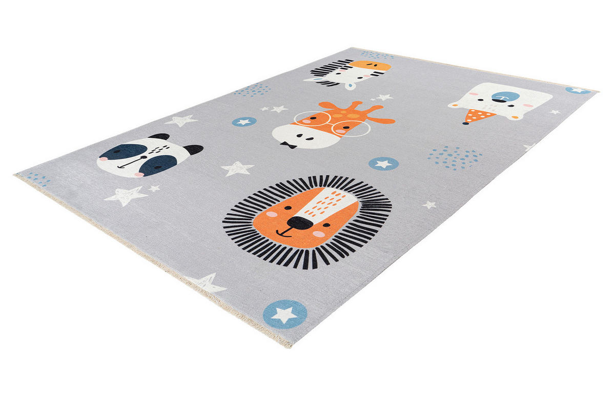 KINDERTEPPICH 115/170 cm My Greta Tier  - Multicolor, Trend, Textil (115/170cm) - Obsession