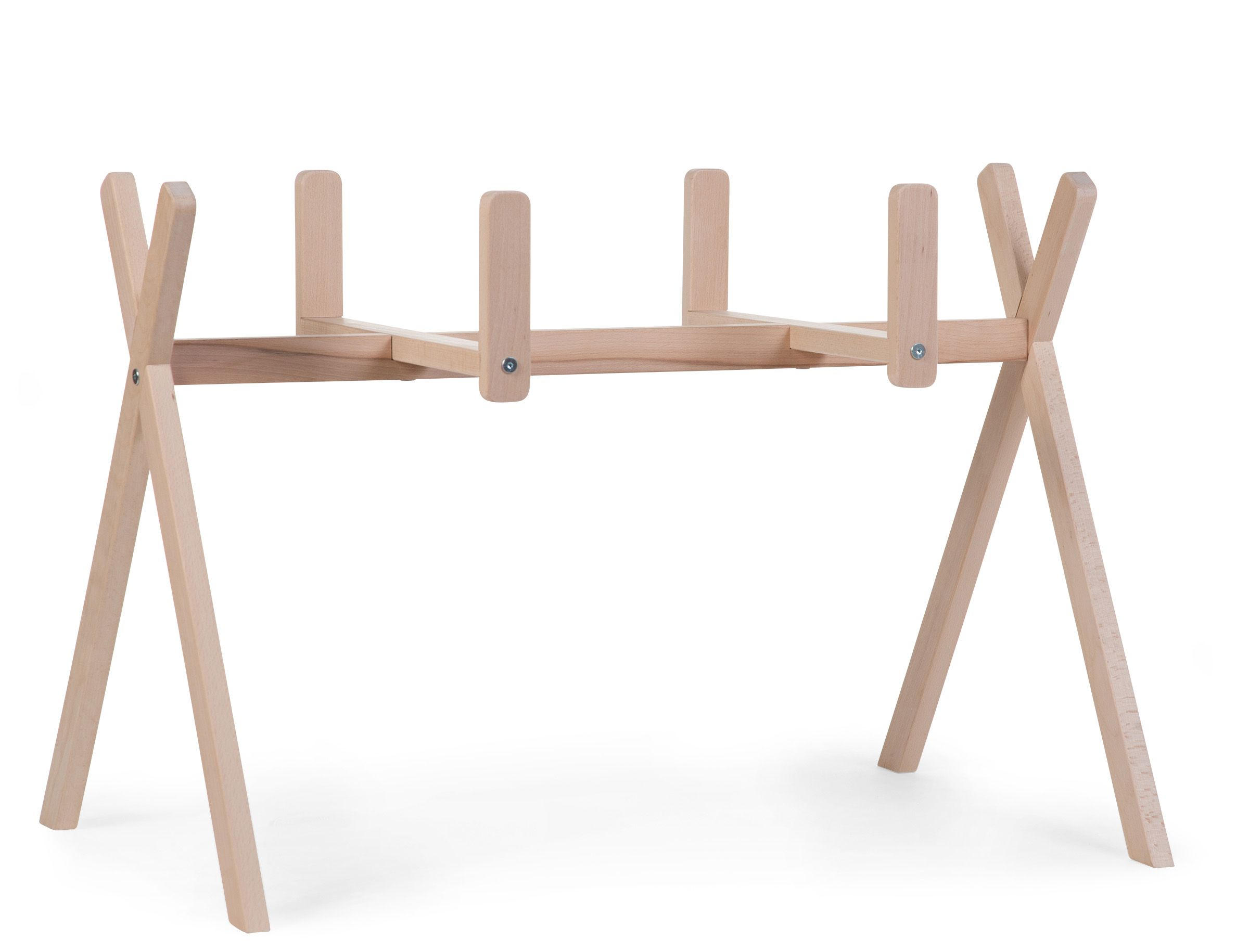 WIEGENGESTELL Tipi Stand  87/52/60 cm  - Buchefarben, Trend, Holz (87/52/60cm) - Childhome