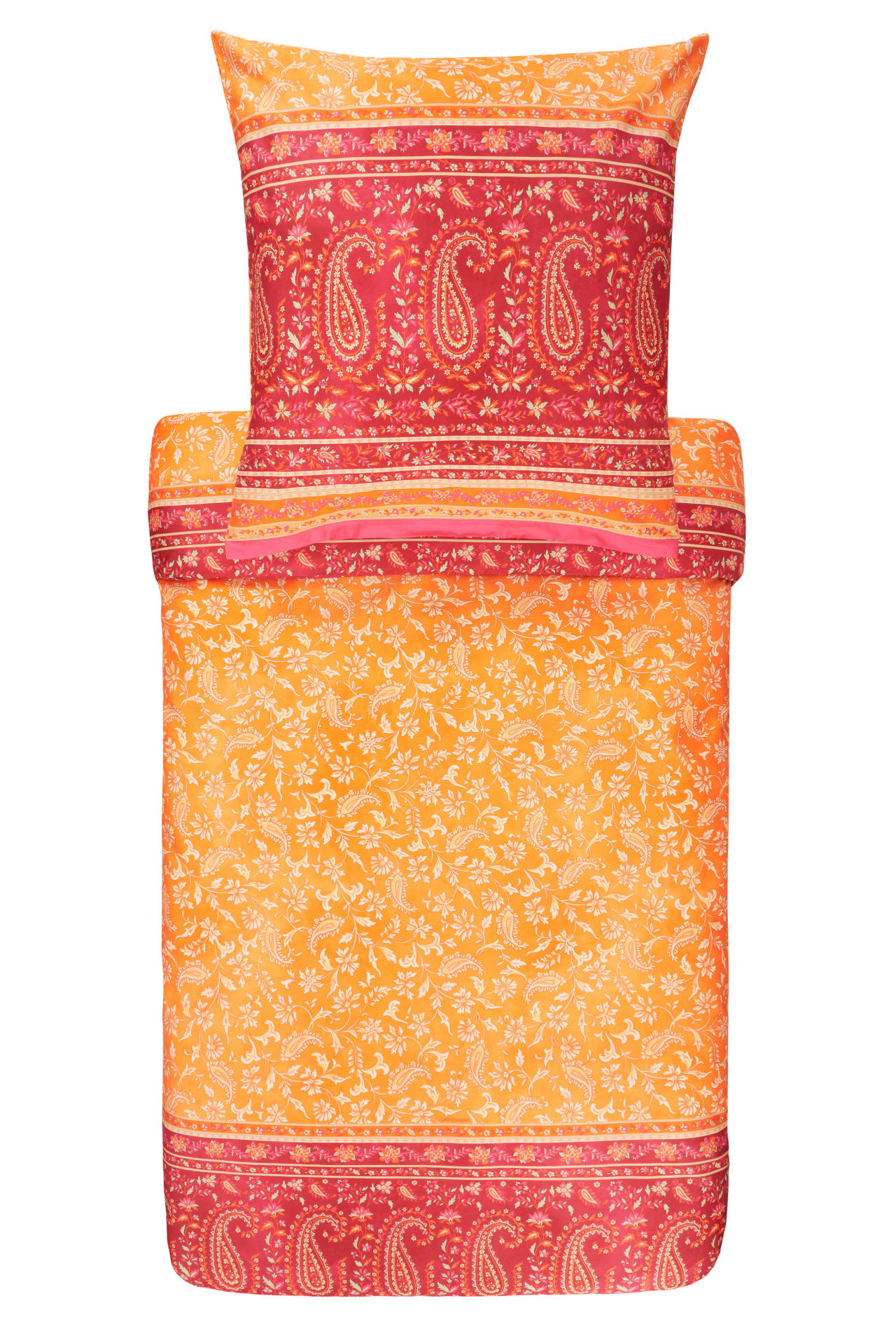 BETTWÄSCHE COMO  - Orange, LIFESTYLE, Textil (135/200cm) - Bassetti