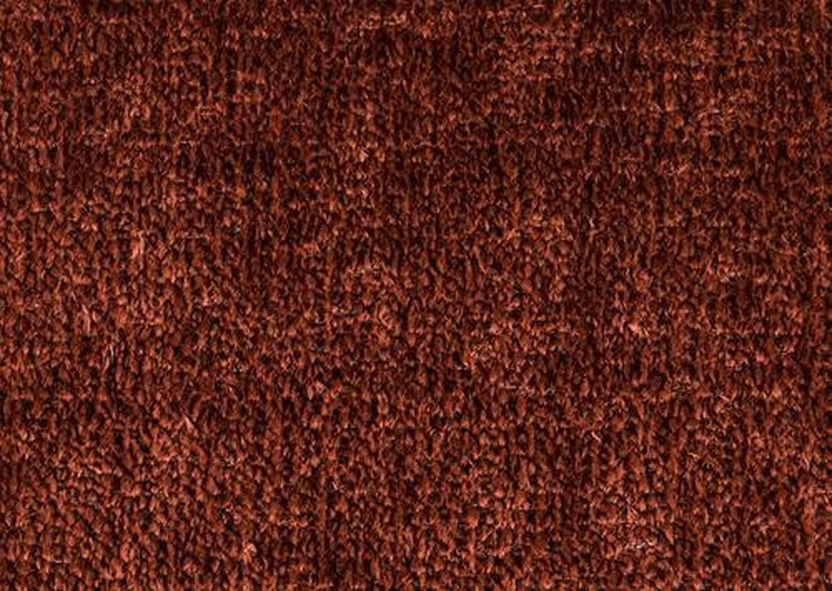 SESSEL Chenille, Mikrofaser Rostfarben  - Rostfarben/Schwarz, Design, Textil/Metall (68/78/76cm) - Johann Jakob