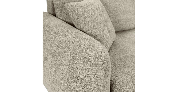 BIGSOFA Flachgewebe Mintgrün  - Schwarz/Mintgrün, KONVENTIONELL, Kunststoff/Textil (250/72/145cm) - Carryhome