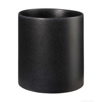 OBAL NA KVĚTINÁČ keramika, 21,5/23 cm - černá, Basics, keramika (21,5/23cm) - ASA