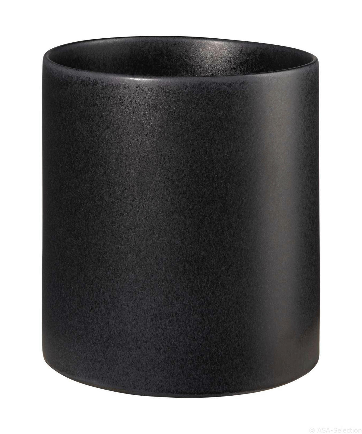 OBAL NA KVĚTINÁČ keramika, 21,5/23 cm - černá, Basics, keramika (21,5/23cm) - ASA
